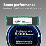 Crucial E100 1 TB SSD PCIe 4.0 x4, NVMe, M.2 2280