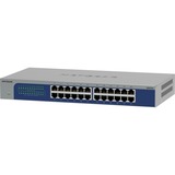 Netgear GS524 24-poorts Gigabit Ethernet unmanaged switch Grijs/blauw