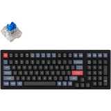 Keychron K4 Pro-G2, toetsenbord Zwart, US lay-out, Keychron K Pro Blue, white leds, hot swap, 96%, Double-shot PBT, Bluetooth 5.1