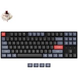 Keychron K8 Pro-H3, toetsenbord Zwart, US lay-out, Gateron G Pro Brown, RGB leds, TKL, Double-shot PBT, hot swap, Bluetooth 5.1