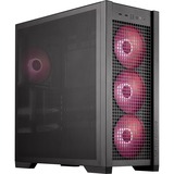 ASUS TUF Gaming GT302 ARGB midi tower behuizing Zwart | 2x USB-A | 1x USB-C | RGB | Tempered Glass