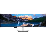 Dell UltraSharp U4924DW 49" Curved UltraWide monitor Zilver/zwart, 2x HDMI, Mini-DisplayPort, 5x USB-A, 5x USB-C, RJ-45