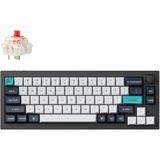 Keychron Q2 Max-M1, toetsenbord Zwart, US lay-out, Gateron Jupiter Red, RGB leds, 65%, KSA double-shot PBT, hot swap, Knob, 2.4GHz | Bluetooth 5.1 | USB-C