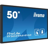 iiyama ProLite TF5039AS-B1AG 49.5" 4K UHD touchscreen monitor Zwart, Touch, HDMI, DisplayPort, LAN, Audio, USB, Android 