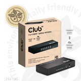 Club 3D HDMI Splitter 1x > 4x HDMI 4K 120Hz Zwart