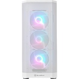 SilverStone FARA 514X midi tower behuizing Wit | 2x USB-A | 1x USB-C | RGB | Tempered Glass