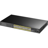 Cudy 24-GbE PoE+ Switch with 2 Uplink SFP Zwart