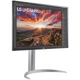 LG 27UP85NP-W 27" 4K UHD monitor Zilver, 2x HDMI, 1x DisplayPort, USB-A, USB-C, Sound