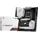 MSI MPG B650 EDGE WIFI socket AM5 moederbord Zilver, RAID, 2.5 GbE-LAN, Wi-Fi 6E, BT 5.2, Sound, ATX