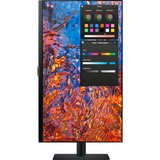 SAMSUNG ViewFinity S8 LS27B800PXPXEN 27" 4K UHD monitor Zwart, 4K UHD, HDMI, DisplayPort, USB-C, USB-A 3.2, VESA DisplayHDR 400