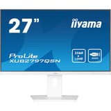 iiyama ProLite XUB2797QSN-W2 27" monitor Wit, 100 Hz, HDMI, DisplayPort, USB-C, Adaptive Sync