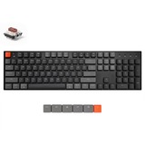 Keychron K1-N3, toetsenbord Grijs/grijs, US lay-out, Gateron Low Profile Brown, RGB leds, ABS keycaps, Bluetooth