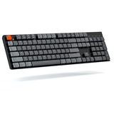 Keychron K1-N3, toetsenbord Grijs/grijs, US lay-out, Gateron Low Profile Brown, RGB leds, ABS keycaps, Bluetooth