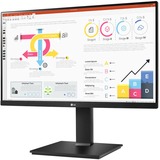 LG 24QP750P-B 23.8" monitor Zwart, 1x HDMI, 1x DisplayPort, USB-A, USB-C, HDR 10, AMD FreeSync