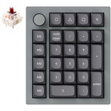 Keychron Q0+ gaming numpad Grijs, Gateron G Pro Brown, RGB leds, Hot-swappable