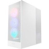 NZXT H7 Flow RGB ( 2024 ) midi tower behuizing Wit | 2x USB-A | 1x USB-C | RGB | Tempered Glass