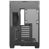 Antec C8 Wood midi tower behuizing Zwart/houtkleur | 2x USB-A | 1x USB-C | Tempered Glass