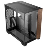 Antec C8 Wood midi tower behuizing Zwart/houtkleur | 2x USB-A | 1x USB-C | Tempered Glass