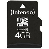 Intenso microSDHC 4GB Class 10 geheugenkaart incl. SD adapter