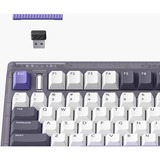 Iqunix OG80 Lavandin Wireless Mechanical Keyboard, gaming toetsenbord Lavendel, US lay-out, Cherry MX Red, 80% (TKL), Hot-swappable, PBT, 2.4GHz | Bluetooth 5.1 | USB-C