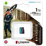 Kingston Canvas Go! Plus microSDXC 1 TB geheugenkaart Zwart, Class 10, UHS-I U3, V30, A2