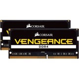 Corsair 64 GB DDR4-2933 Kit laptopgeheugen Zwart, CMSX64GX4M2A2933C19, Vengeance