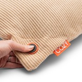 Cozy Una Knitted 45 x 45 cm draadloos warmtekussen Lichtbeige, Powerbank 5000 mAh