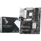 MSI PRO B860-P socket 1851 moederbord zilver, 5Gb-LAN, Sound, ATX