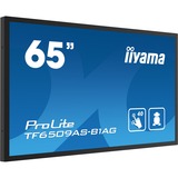 iiyama ProLite TF6539AS-B1AG 64.5" 4K UHD touchscreen monitor Zwart, Touch, HDMI, DisplayPort, LAN, Audio, USB, Android 