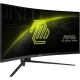 MSI MAG 345CQR 34" Curved UltraWide gaming monitor Zwart, 2x HDMI, DisplayPort, 180 Hz