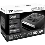 Thermaltake Smart W3 600W voeding  2x PCIe