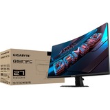 GIGABYTE GS27FC 27" Curved gaming monitor Zwart (mat), 2x HDMI, DisplayPort, 180 Hz