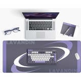 Iqunix OG80 Lavandin Wireless Mechanical Keyboard, gaming toetsenbord Lavendel, US lay-out, Cherry MX Brown, 80% (TKL), Hot-swappable, PBT, 2.4GHz | Bluetooth 5.1 | USB-C