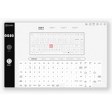 Iqunix OG80 Lavandin Wireless Mechanical Keyboard, gaming toetsenbord Lavendel, US lay-out, Cherry MX Brown, 80% (TKL), Hot-swappable, PBT, 2.4GHz | Bluetooth 5.1 | USB-C