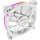 Montech RX120 PWM case fan Wit, 4-pin PWM + 3-pin ARGB