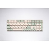 Ducky One 3 Matcha, toetsenbord Crème/groen, US lay-out, Cherry MX Silent Red, PBT Double Shot, hot swap