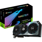 GIGABYTE AORUS GeForce RTX 4080 SUPER MASTER 16G grafische kaart 1x HDMI, 3x DisplayPort, DLSS 3