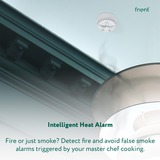 Frient Intelligent Heat Alarm melder Wit, Zigbee 3.0