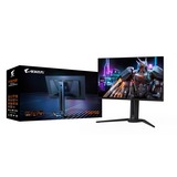 GIGABYTE AORUS FO27Q2 27" gaming monitor Zwart, 2x HDMI, DisplayPort, 2x USB-A, USB-B, USB-C, 240 Hz