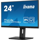 iiyama ProLite XUB2497HSU-B2 23.8" monitor Zwart, 100 Hz, HDMI, DisplayPort, USB, Audio