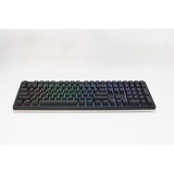 Ducky Zero 6108 Classic Black, gaming toetsenbord Zwart/wit, US lay-out, Cherry MX2A Brown, RGB leds, Double-shot PBT, hot swap, 2.4GHz | Bluetooth | USB-C