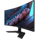 GIGABYTE GS34WQC 34" Curved gaming monitor Zwart, 2x HDMI, DisplayPort