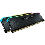 Corsair 16 GB DDR4-3600 Kit werkgeheugen Zwart, CMG16GX4M2D3600C18, Vengeance RGB RS, XMP