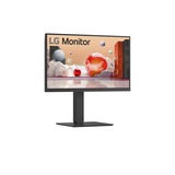 LG 24BA850 23.8" monitor Zwart, HDMI, DisplayPort, Audio, LAN, USB-C, Webcam