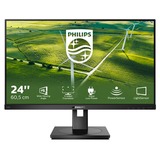 Philips 242B1G 23.8" monitor Zwart, HDMI, DisplayPort, DVI-D, VGA, USB-A, USB-B