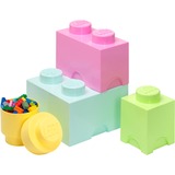 Room Copenhagen LEGO opslagblokjes Multi Pack 4 opbergdoos Lichtgroen