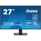 iiyama ProLite XU2792UHSU-B6 27" 4K UHD monitor Zwart, USB, HDMI, DisplayPort, Audio