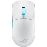 ASUS ROG Harpe Ace Aim Lab Edition gaming muis Wit, 100 - 36.000 dpi, USB 2.0, 2,4 GHz, Bluetooth, RGB leds