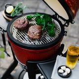 Kamado Joe Joe Jr®-kar met zijtafels barbecuewagen Zwart