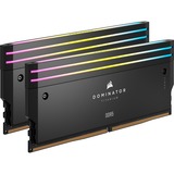 Corsair 32 GB DDR5-6000 Kit werkgeheugen Zwart, CMP32GX5M2B6000C30, Dominator Titanium RGB, XMP